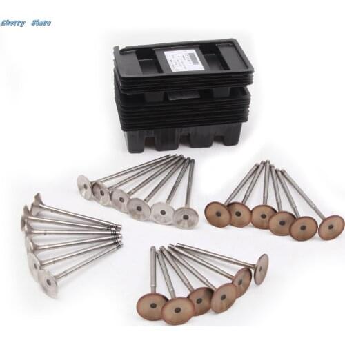 24 Pics 022 109 601 Engine Intake & Exhaust Valves Kits For VW R32 Touareg CC Passat AUDI A3 A8 TT Q7 3.2 3.6 V6