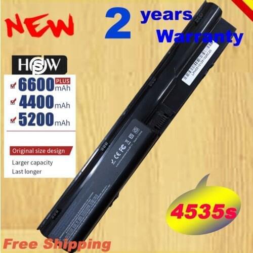 HSW 11.1v laptop battery for HP ProBook 4530s 4535s 633733-1A1 633733-321 633805-001 650938-001 HSTNN-DB2R fast shipping