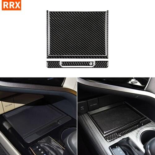 For Toyota Camry XV70 8th LE XLE V6 GA-K 2018-up Accessories 4Pcs Center Storage Panel Carbon Fiber Modified Interior Sticker