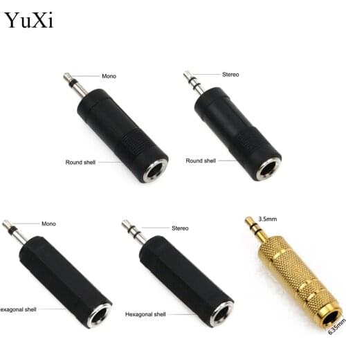 3.5mm Audio Adapter Male to 6.5 mm Female Adapter For Mobile Phone PC Notebook 3.5 plug to 6.35 Jack Stereo Speaker AUXConverter