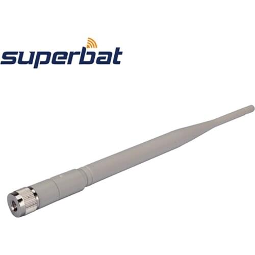 Superbat Tilt Swivel Design Wireless Router WLAN PCI Card Rubber Aerial Booster RP-SMA Plug 2.4GHz 5dBi Omni WIFI Antenna