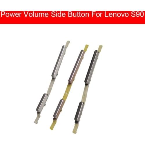 Volume + Power Control Side Buttons For Lenovo Sisley S90 Power Volume Switch Side Keypad Cell Phone Replacement Repair Parts