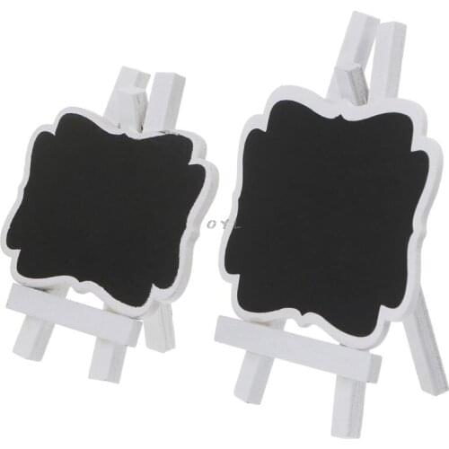 Mini Wooden Chalkboard Blackboard Frame Message Table Number Wedding Party Decor Home Garden