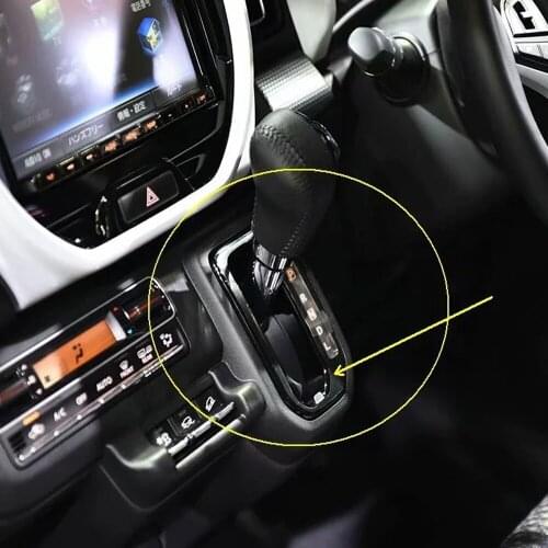 For Suzuki Hustler 2020 2021 2022 Stainless Steel Central control Gear Shift Panel Buttons Auto Covers Stickers Trim Accessories