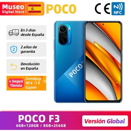 Global Version POCO F3 5G Mobile Phone 6GB 128GB Snapdragon 870 Octa Core 6.67" 120Hz E4 AMOLED Display 48MP Triple Camera NFC