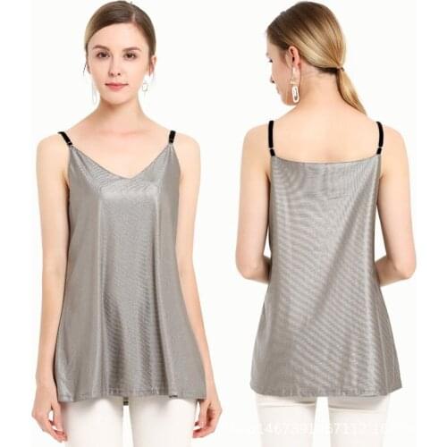 Pregnant Women Radiation Suit, Real Silver Fiber Anti-electromagnetic Loose Dress, Electromagnetic Shielding Rate of 99.999% for