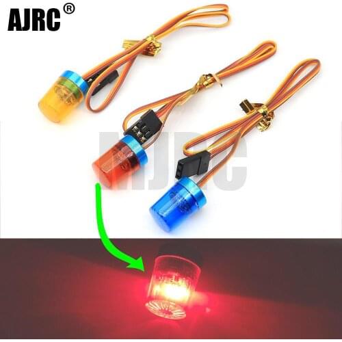 Multi-function LED Lamp Strobing-blasting/Flashing/Rotating Light for 1/10 RC Model Car 1:14 Tamiya Tractor RC Engineering Truck