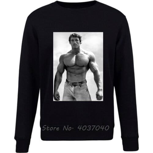 Arnold Schwarzenegger Mens Hoodie Men Pullovers Sweatshirt Harajuku Streetwear