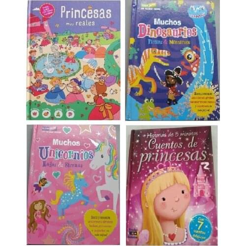 2 Books Child Kids Spanish Book Carhildhood Education Enlightenment Interesting Story Pictures Reading Hardcover Book Age 6 up