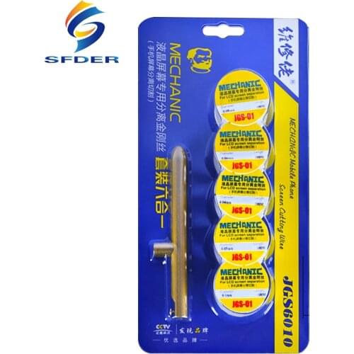 JGS6010 MECHANIC Wire Set And Stick Handle Bar LCD Screen Separator Cutting Line For IPhone / Samsung Repair Tools