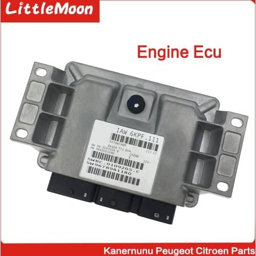 LittleMoon Original brand new engine computer ECU car computer for Peugeot 206 308 307 408 508 Citroen C4 C5 C2 2.0/2.3 EW10/12
