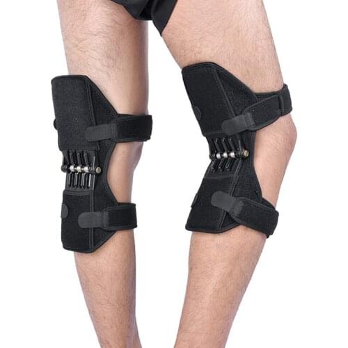 Joint Support Knee Pads Breathable Non-slip Power Lift Joint Support Powerful Rebound Knee Brace Spring Force Knee Booster