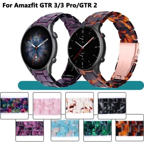 Resin wrist strap for Amazfit GTR2 smart watch accessories replacement special design wristband for amazfit GTR 2e 47MM bracelet