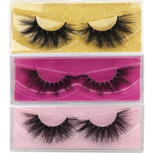 Multicolor glitter case 5D Mink Lashes natural handmade volume soft lashes long eyelash extension real mink eyelash for makeup