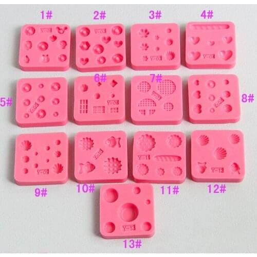 4x4cm Silicone Molds for Jewelry Making,Resin Nail,Fondant Cake,Diy Beads