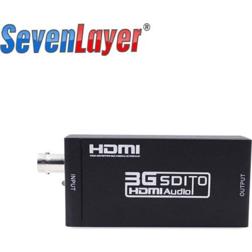 Video Converter HDMI to SDI Converter SDI To BNC SDI/HD-SDI/3G-SDI 1080P Multimedia HD Portable Mini Size 3G
