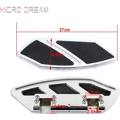 1 Pair Motorbikes Rear Passenger Foot Pegs Floorboards Billet Footboard For Harley Touring Road Glide Softail Fat Boy 84-15