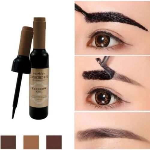 1pcs Tearing Eyebrow Gel Beautifying Eyebrows Waterproof And Anti-smudge Dark Brown Natural Brown Gray Black Eye Brow