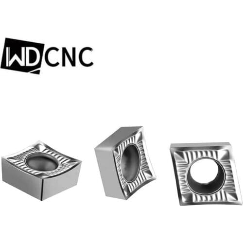 10pcs aluminum inserts carbide internal turning tool CCGT03 04 06 1204 CNC lathe cutter inserts for aluminum copper