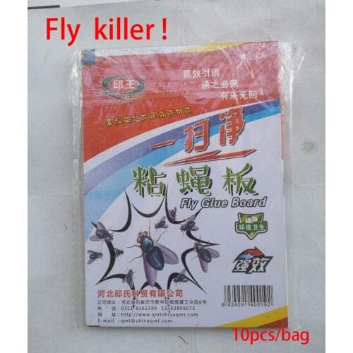 10pcs Strong Flies Sticky Traps Bugs Sticky Catching Aphid Insects Pest Killer Outdoor Fly Board Bait Flies Double Traps