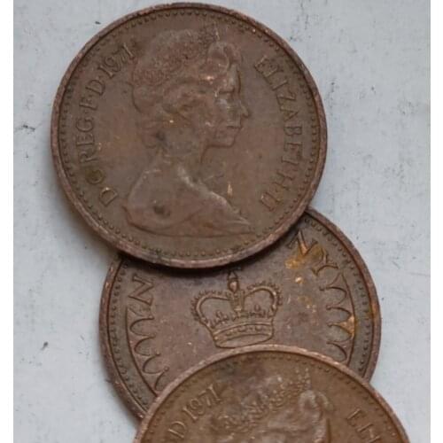 17mm British ,100% Real Genuine Comemorative Coin,Original Collection