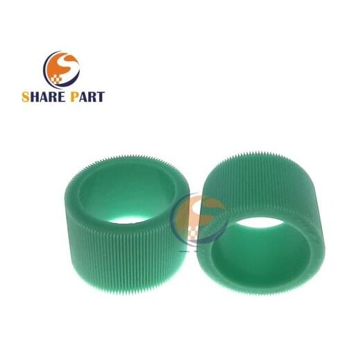 2pcs pickup roller tire green color for lexmark MX710 MX711 MX810 MX810dn MX811 MX812 MS810 MS811 MS812 M5155 M5173 M5160