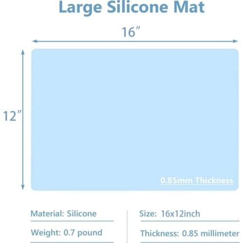 4Pcs Silicone Mats for Kitchen Counter, Large Countertop Protector 16X12inch,Nonskid Heat Resistant Desk Saver Pad-ABUX