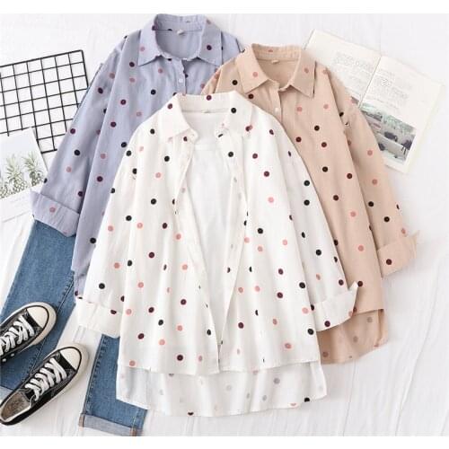 Блузки в горошек Alifestyle China At AliExpress