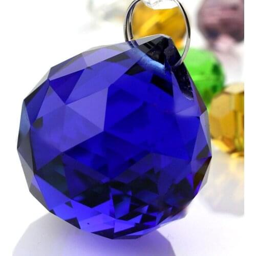 Free rings+2PCS/lot Sparkle Royal Blue crystal chandelier pendants/ crystal curtain pendants ,crystal Glass chandelier parts