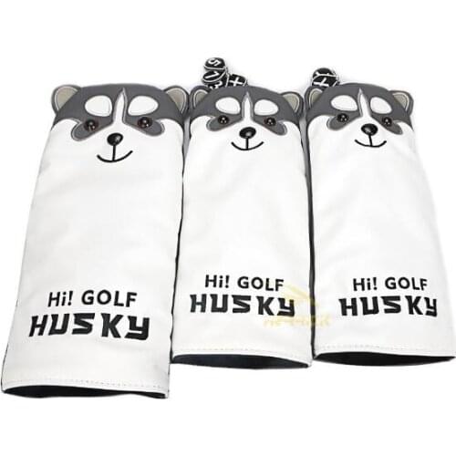 Golf Club Headcover#1 #3 #5 Woods Golf club cover golf putter cover semi-round putter protective cover cap cover wear-resisting