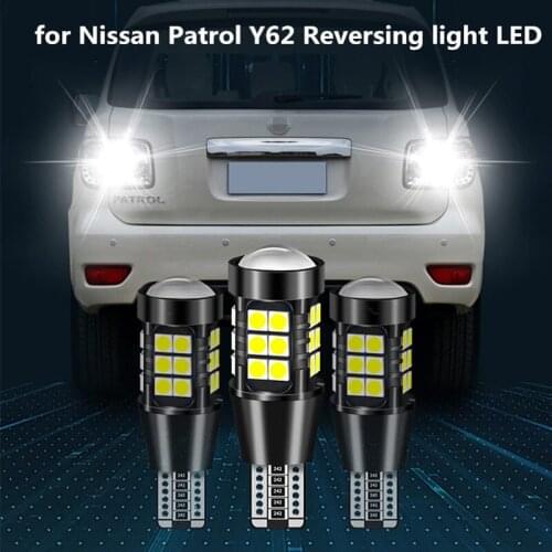 For Nissan Patrol Y62 2012-2019 Reversing light LED Patrol Y62 Reversing Auxiliary Light T15 12V 5300K 15W