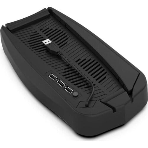 For PS5 Host Universal Cooling Fan Base Play-Station5 Game Console Cooler Bracket Stand with 3 USB HUB