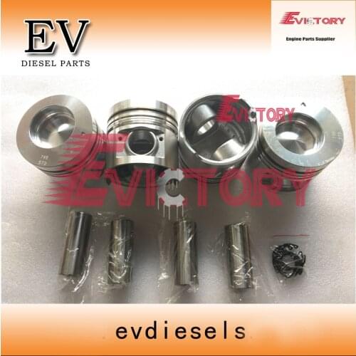 EV For hyundai R75-7 excavator loader S4S S4SDT S4S-DT Piston with pin and clip Direct Injection type