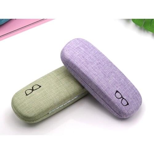 COLOUR_MAX Men Women Kids Leather Eye Glasses Hard Shell Protector Reading Eyewear Case Portable Sunglasses Box Case