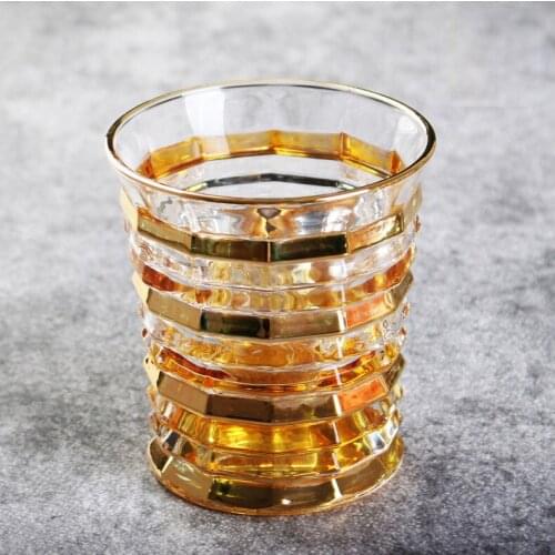 Set of 2 top quality crystal whiskey wine glass for party club beer drinking glass cups 200901-15