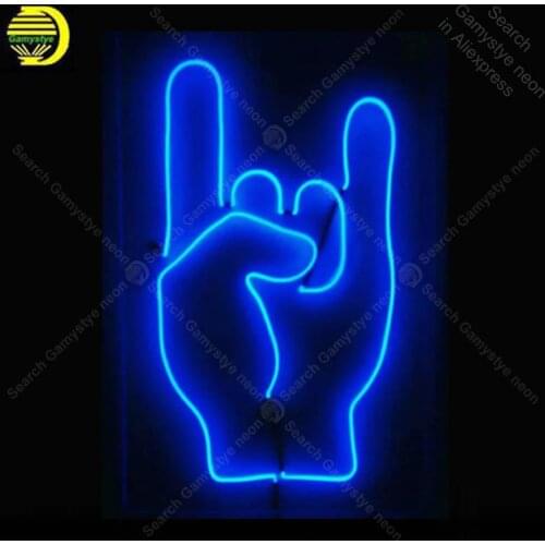 Neon Sign for hand gesture neon Light Sign Decor wall hotel Store Display Handcrafted Arcade Art Neon Lamps advertise restaurant