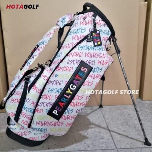 2021 NEW Fashion Color letter printing canvas waterproof golf stand bag Golf Cart Bags Golf Stand Bag