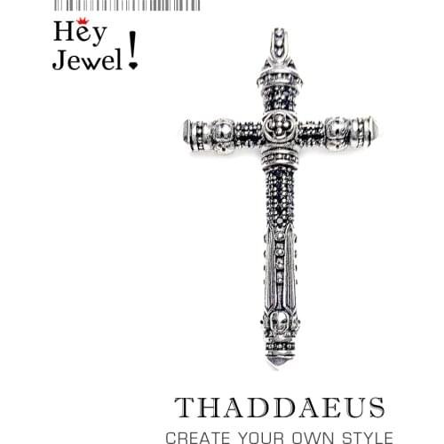 Pendant Cross,2017 Brand New Fashion Jewelry Europe Style Bijoux Necklace Accessories Gift For Woman & Rebel Men