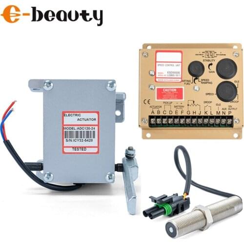 Actuator ADC120 Generator Governor ESD5500E Speed Controller 3034572 Pickup Sensor 12V/24V