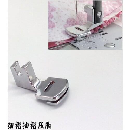 Applicable Brother Singer Butterfly Household Sewing Machine Thin Material Pleated Presser Foot
