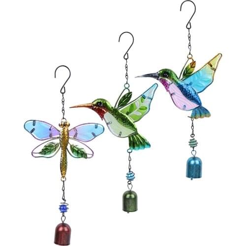 Bird Wind Chime For Wall Window Door Wind Bell Hanging Ornaments