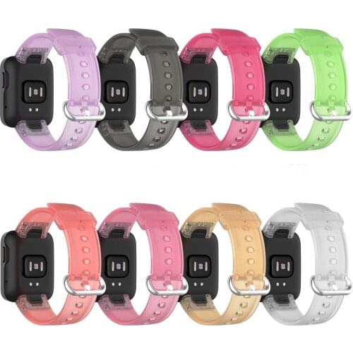 Silicone Transparent Smartwatch Wrist Watchband For Xiaomi Mi Watch Lite/Redmi Strap Crystal Smart Wristband Band Accessories