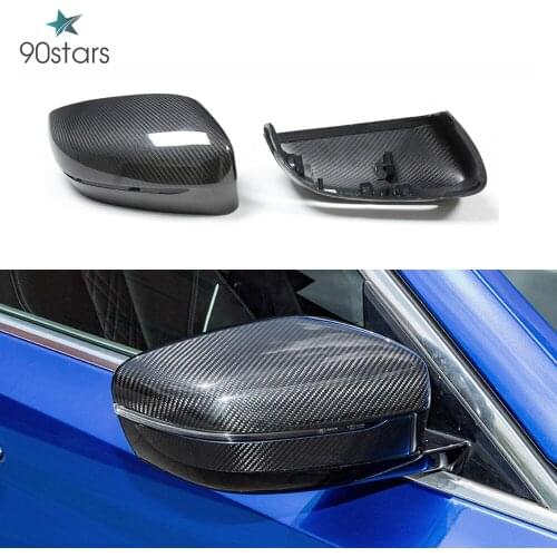 Dry Carbon Fiber Rear View Mirror Cover For BMW 5 Series G30 G38 G32 G11 G12 2017 2018 2019 Replacement style Car styling