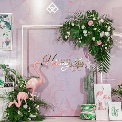 Wedding Arch Frame Hexagonal Iron Wedding Iron Square Wedding Birthday Arch Decoration Background Wrought Props Flower