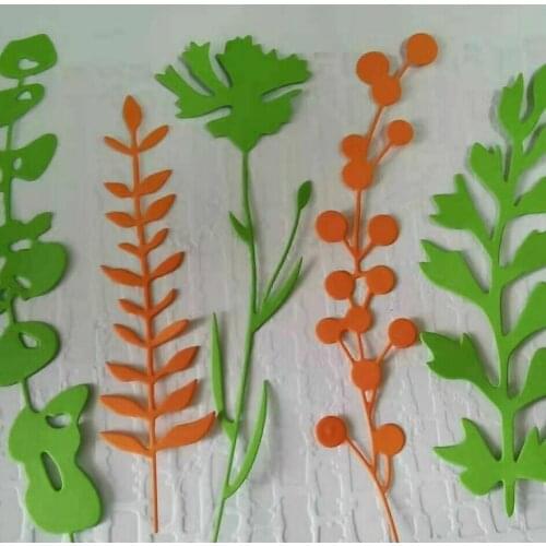 Grass Blade Stencil Metal Cutting Dies Scrapbooking Paper Craft Cardmaking Decor