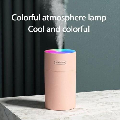 1Pcs Colorful Cup New Second Generation Humidifier USB Charging Household Mute Air Atomizer Car Water Replenishment Instrument
