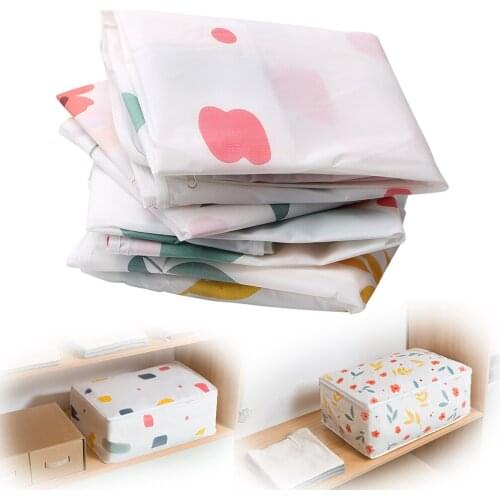 Waterproof For Clothes Quilt Blanket Pillow Square Organizer Bag Closet Organizer Packing Bag Foldable Storage Bags