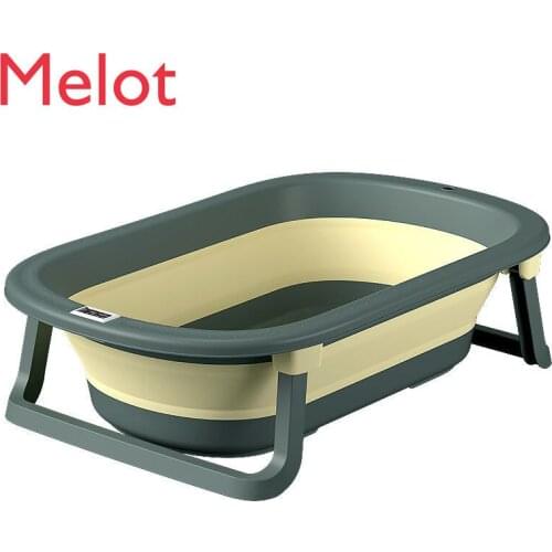 High-End Luxury Baby Bathtub Baby Bathtubs Household Foldable Children Sitting and Lying Large Bath Bucket Supplies