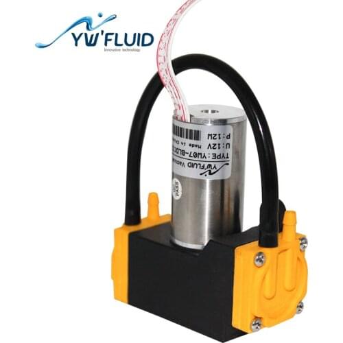 YWfluid 12V/24v good quality electric mini vacuum pump for gas sampling BLDC