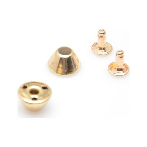 15mm x 9mm rivet Dome rivets, Gold dome rivet